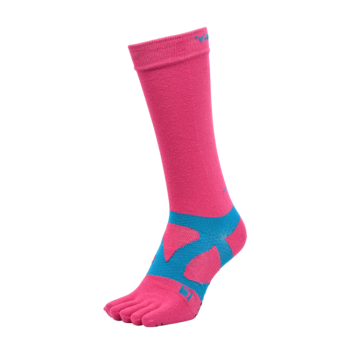 YAMAtune - Spider Arch Long - 5 Toe - Anti-Slip Dots - Rose / Emerald